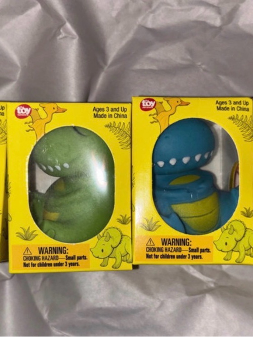 Toy Dino Squeeze Figure - Blue